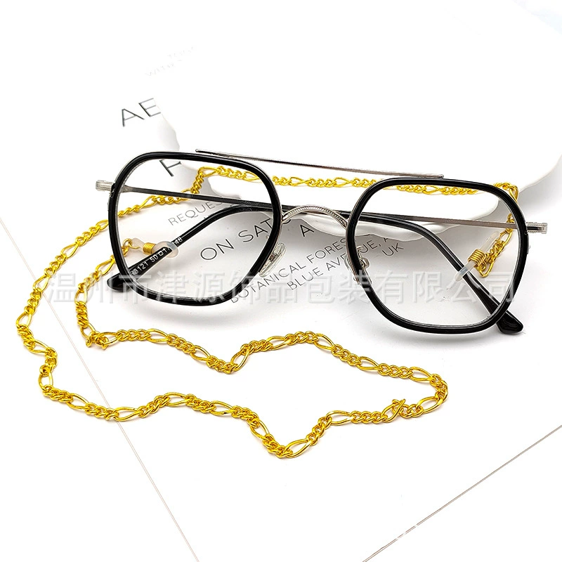 Металлическая цепочка для очков Пряжка цепочка металлическая подвесная цепь мода Цепочка на шею аксессуары для очков Аксессуары Солнцезащитные очки компаньон