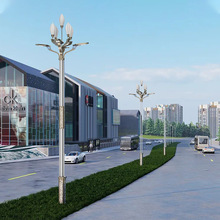 新造型景观灯智慧路灯户外广场公园文创灯组合灯大型城市道路灯