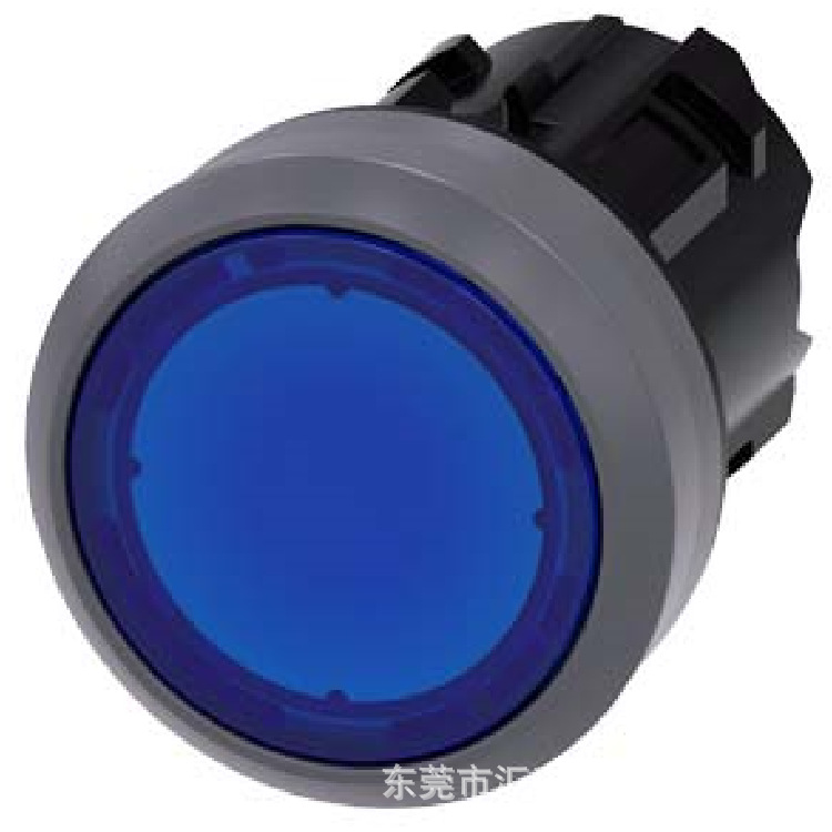 西门子 3SU1031-0AB50-0AA0 瞬时 按钮头 蓝色按钮