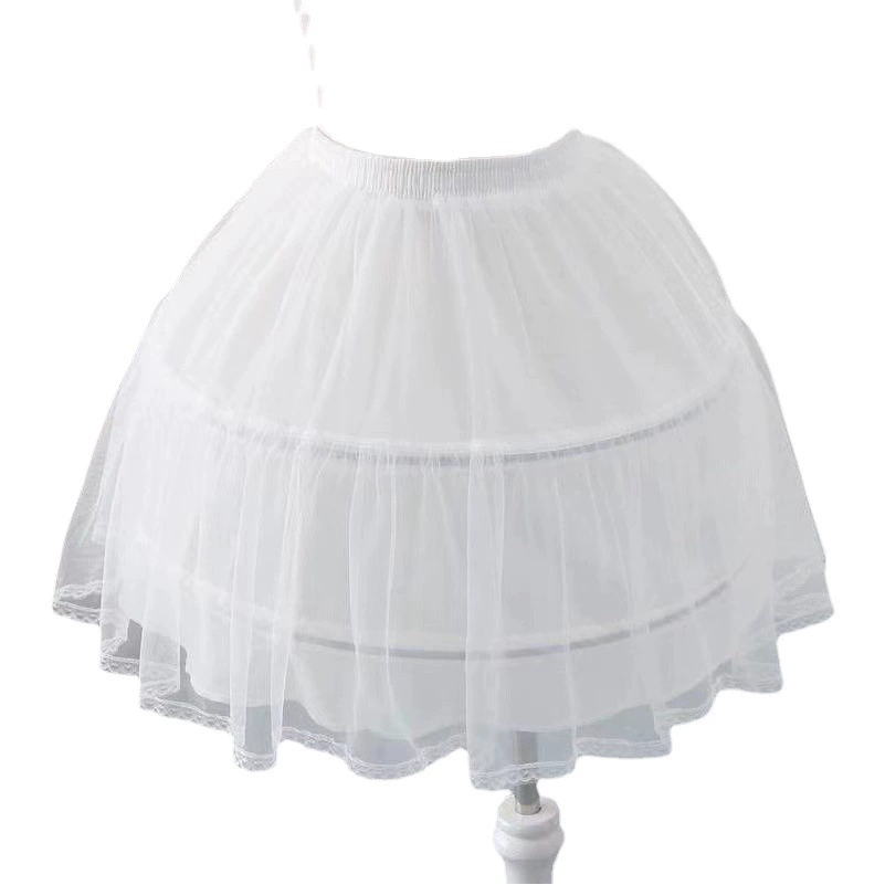 Оптовая Детский Бал Лолита Кукольный Производительность Бескостный Банкетный Цветочница Свадебное Платье Подъюбник