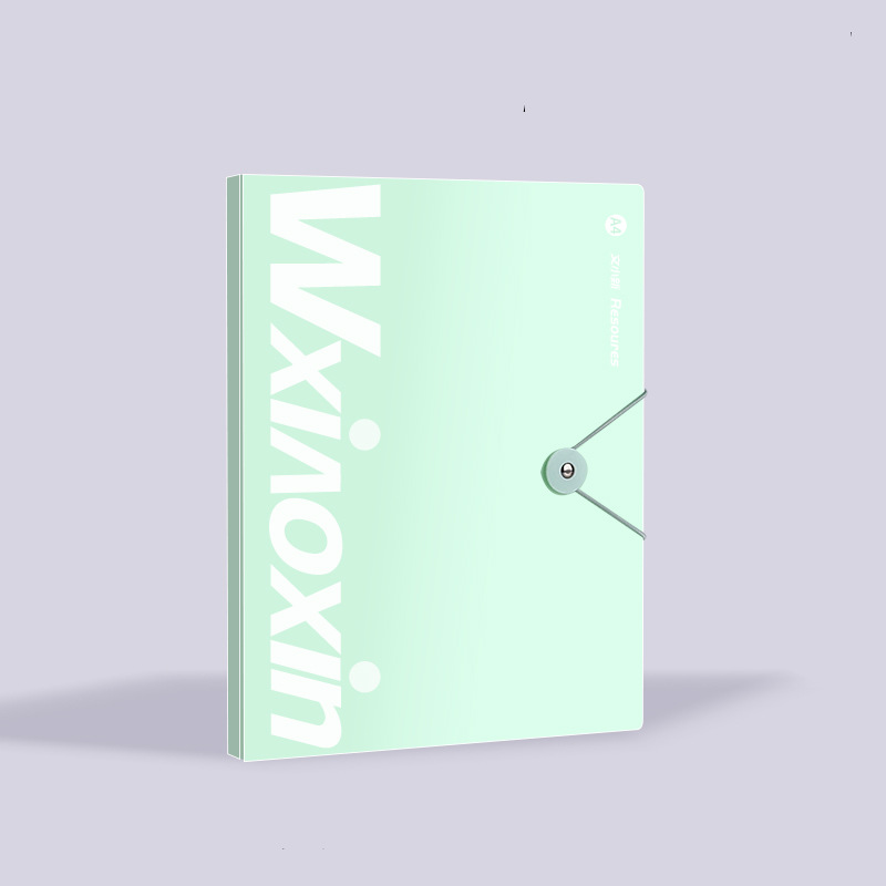 A4 Folleto de información Paquete de archivo de inserción transparente Carpeta de archivo de clasificación Papel de prueba de estudiante Bolsa de almacenamiento Carpeta de suministros de oficina