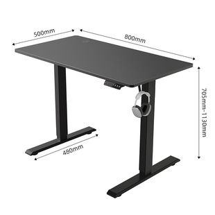 Electric Adjustable Table Computer Desk Sitting and Standing Desk Single Motor Desk Electric Adjustable Table Frame Adjustable Workbench