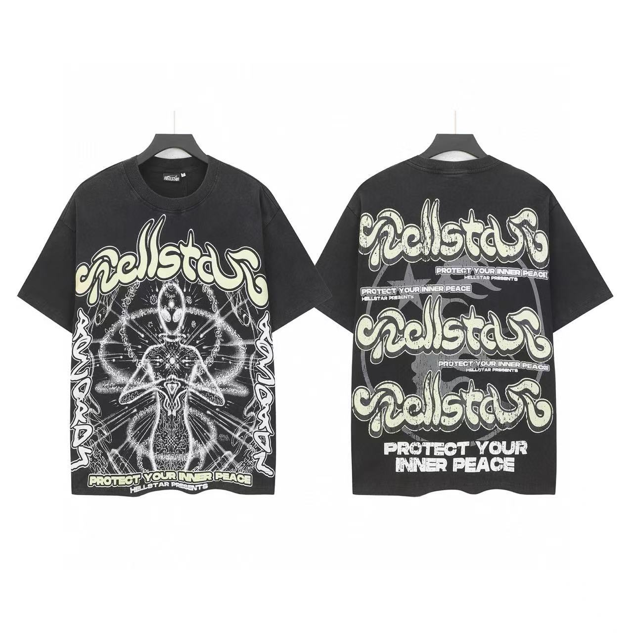 Hellstar T-shirt Protect Your Inner Peace Black