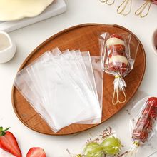 食品级冰糖葫芦包装袋单只小串竹签扎丝透明塑料打包袋diy材料