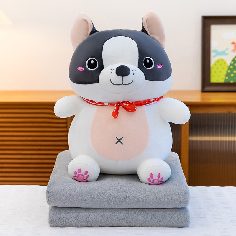 Manta de aire acondicionado de dibujos animados, almohada, edredón, almohada de siesta multifuncional dos en uno, venta directa de fábrica, comercio exterior al por mayor