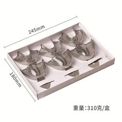 Dental oral materials stainless steel dental tray impression tray impression tray