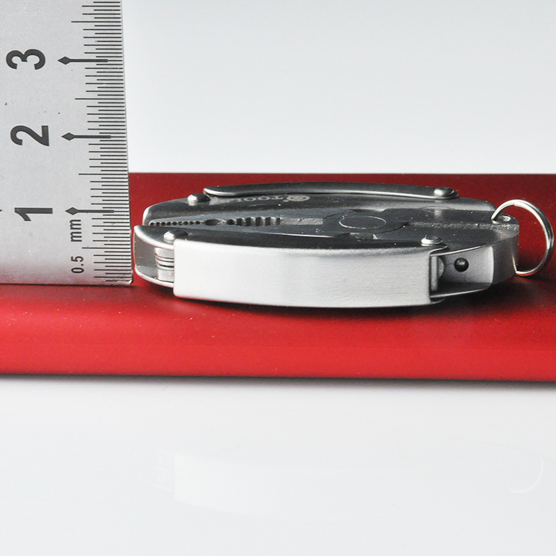 Regalo multifuncional llavero mamut alicates de acero inoxidable cuchillo plegable portátil EDC gafas herramienta de reparación entrega urgente