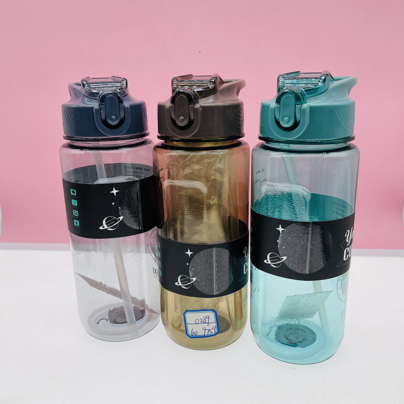 Youyun 0290 nueva TAZA ROJA neta taza de plástico taza de consumo directo taza de 800ml portátil Ton taza portátil estudiante espacio taza