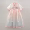 Pink-cheongsam