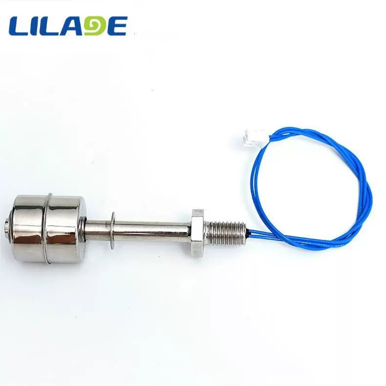 Резьба из нержавеющей стали 316 Переключатель из чистого титана Поплавковый шар для уровня жидкости Утконос Кабель резервуара для холодной и горячей воды Поплавковый шар Переключатель уровня жидкости