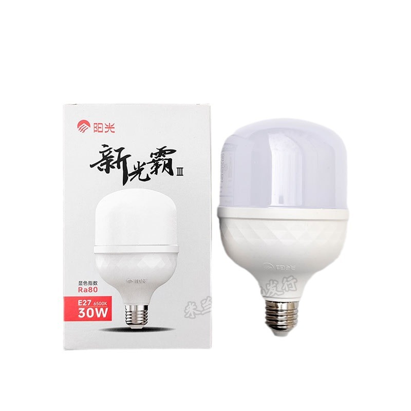 Iluminación solar nueva bombilla LED E27 tornillo 13w18w30w40w bombilla de ahorro de energía lámpara de lámpara de luz blanca
