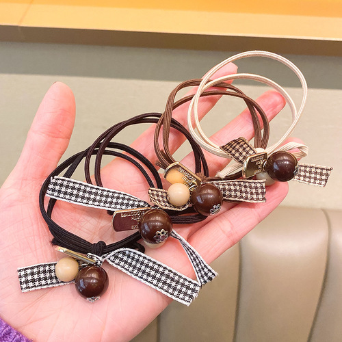 Korean style hair tie hair tie, elegant and simple hair rope, high elastic elastic band, girls' jewelry, hair accessories and headwear wholesale