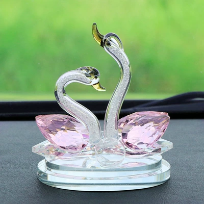 Perfume Holders, Car Accessories, and – Car ornaments - swan-love-pink-small-size