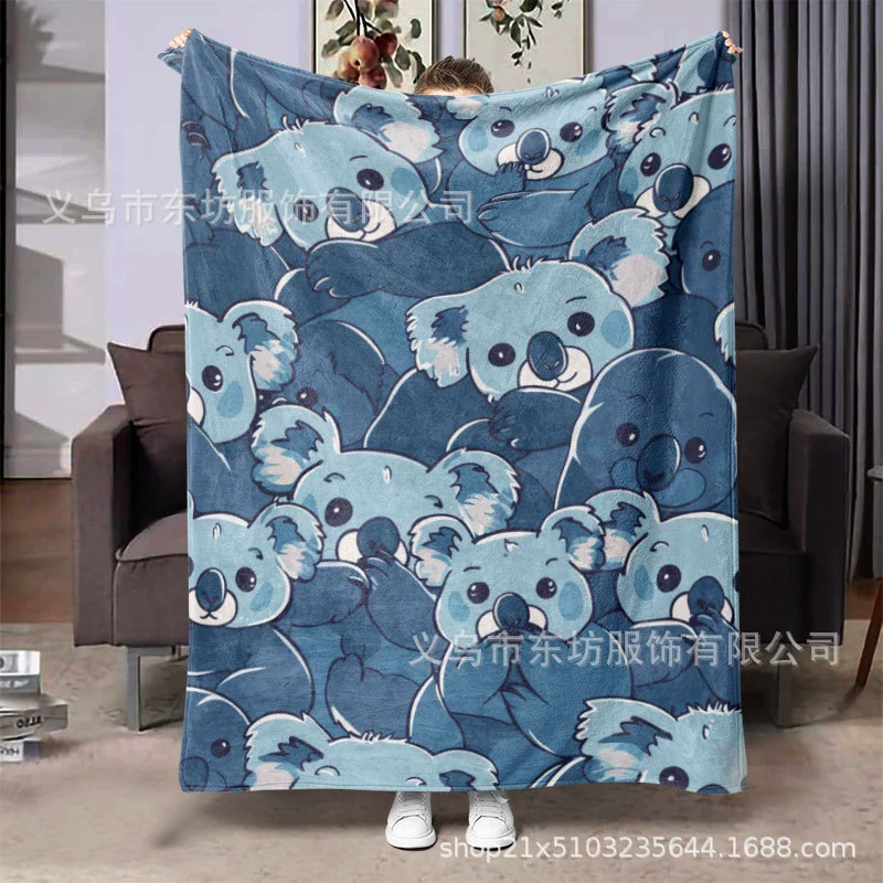 Симпатичные маленькие коалы простые теплые и удобные фланелевые одеяла для подарков