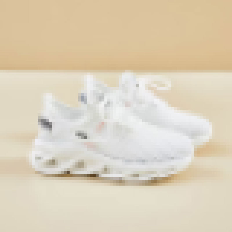 2025 verano nueva tendencia zapatos deportivos de malla transpirable para niñas zapatos de malla de todo fósforo de punta redonda zapatos casuales de suela suave ultraligeros