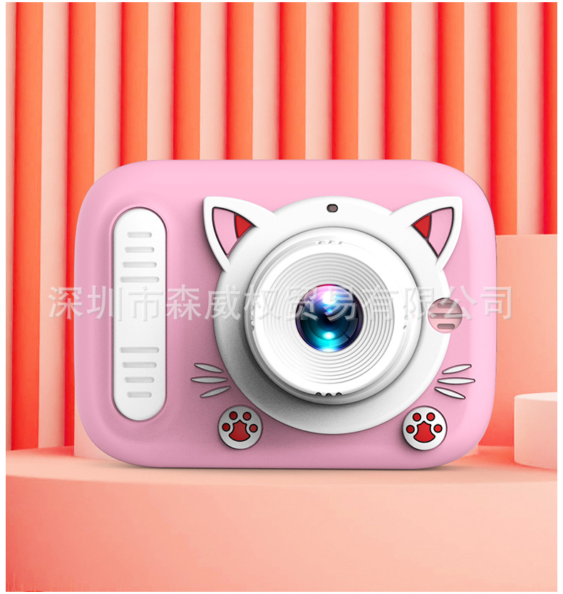 핑크 고양이 + 단일 카메라