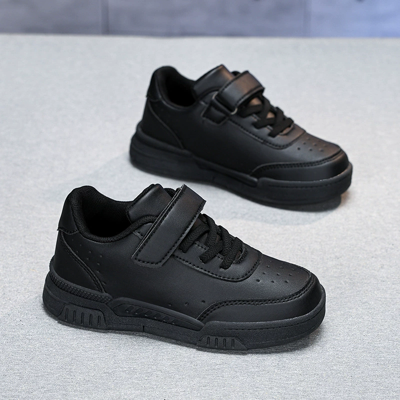 Classic low children's sneakers, white shoes for boys, footwear, non-slip sports shoes for leisure, for import