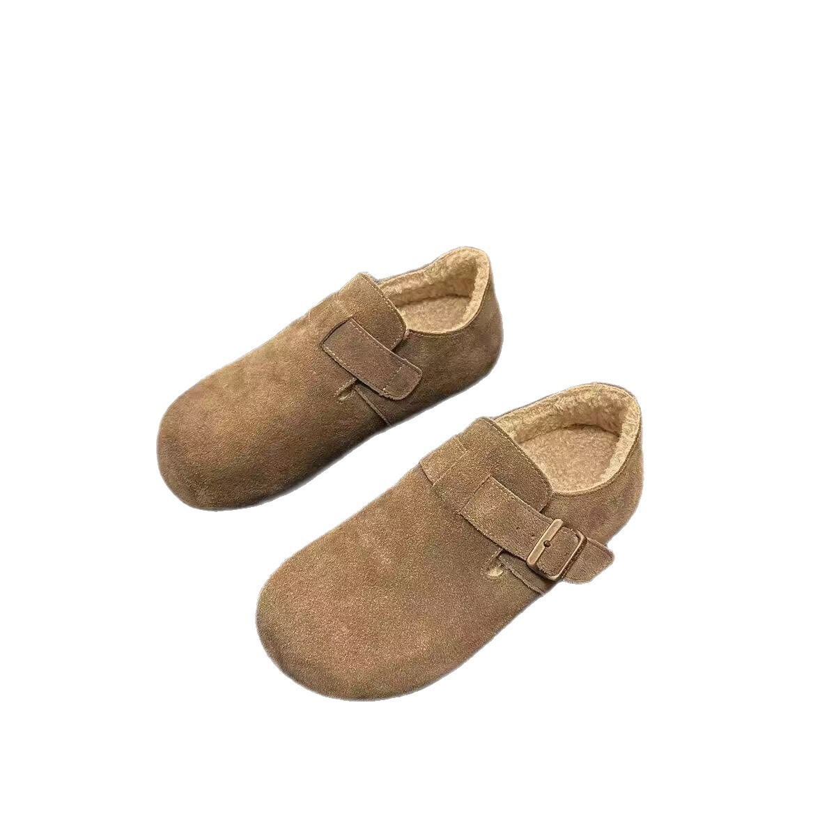 Retro Bocken zapatos de mujer de soleas gruesas otoño y invierno 2025, nuevos zapatos cálidos de terciopelo de moda casual image 5
