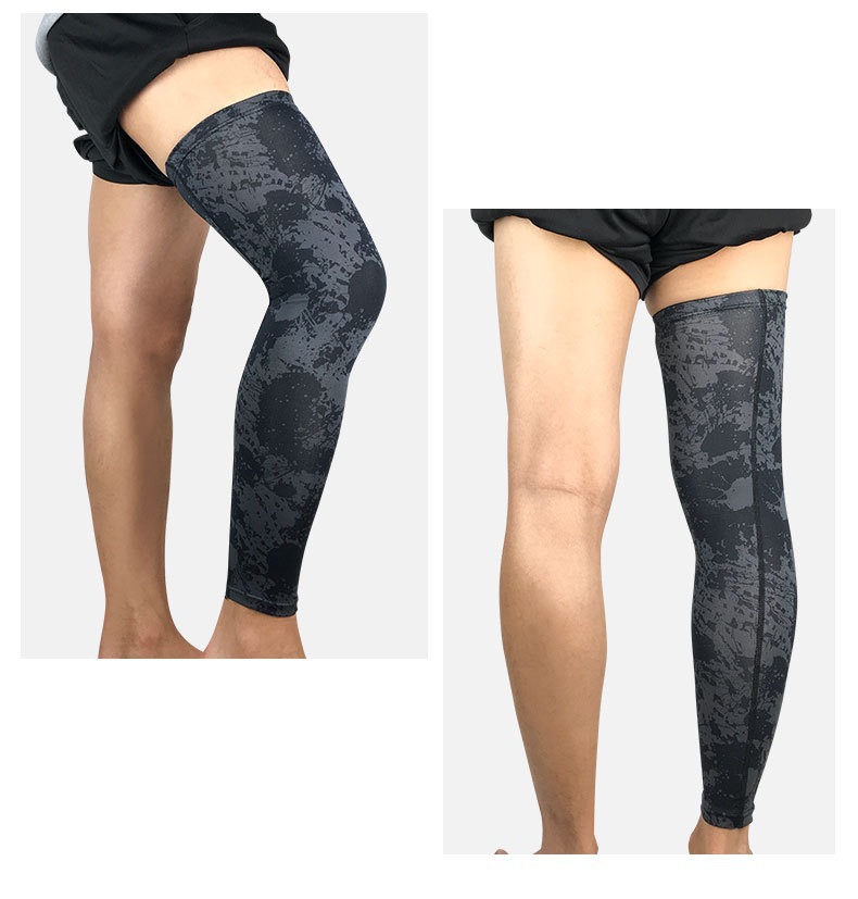 Quick drying breathable basketball pads, summer elastic compression protection, leg socks, cycling and running sports_voghion.com