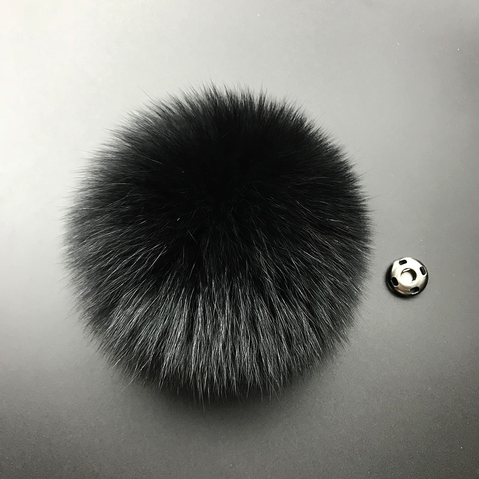 工厂批发真狐狸毛球10cm13cm15cm包挂件服装帽子辅料装饰毛毛球球