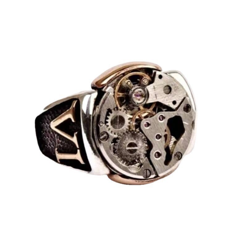 7g Weight Rings Classification 1 Piece Quantity Retro Simple Style U Shape Alloy Strap Rings