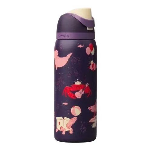 Taza Owala 24OZ taza de agua owala doble vacío taza de paja 304 taza de acero inoxidable para automóviles