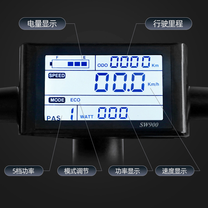 Sin envío gratuito, exportaciones de comercio exterior retro, moto de nieve, bicicleta eléctrica de crucero, scooter, batería de litio, ruedas de 20 pulgadas