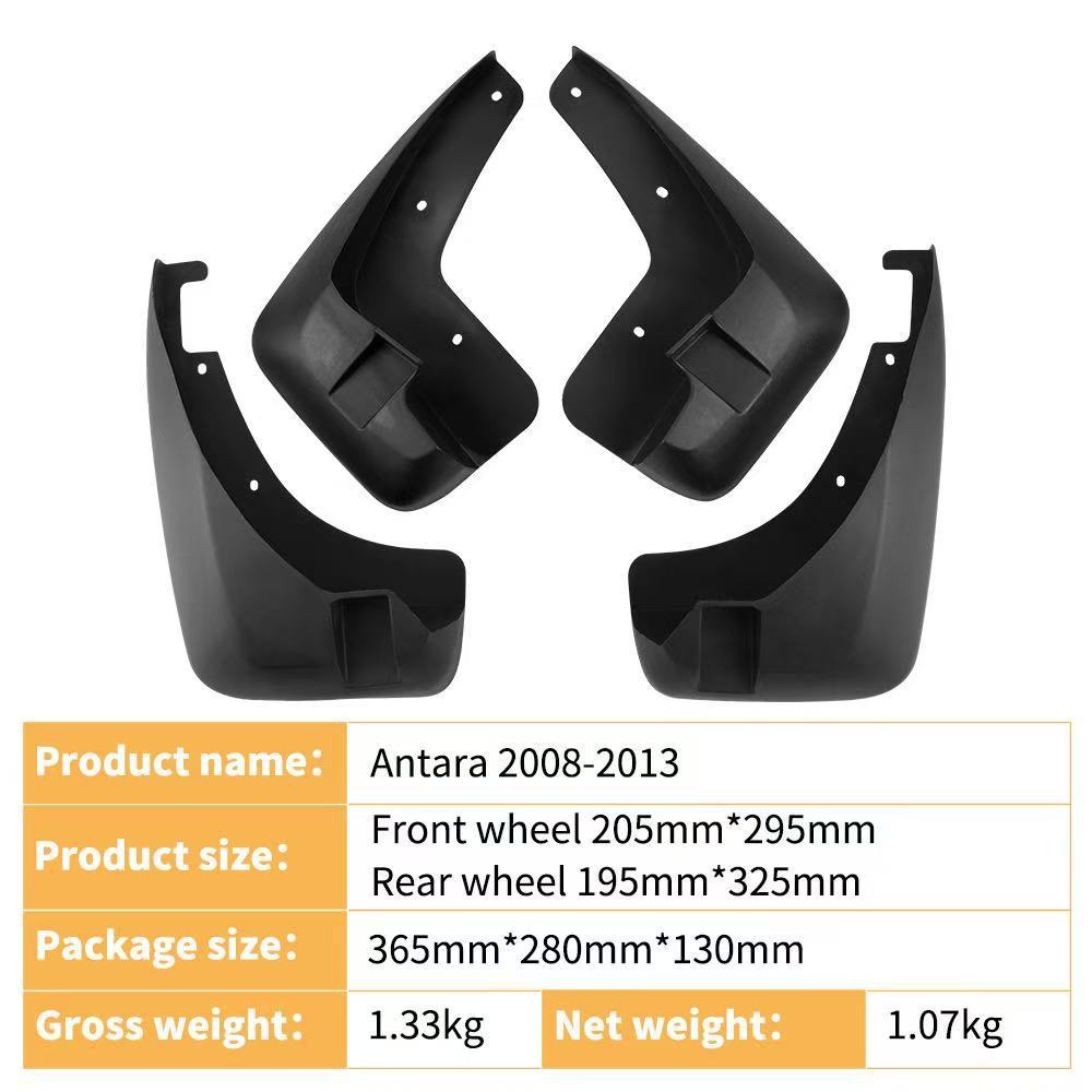 Comercio exterior transfronterizo para Opel Antara 2008-2013 modificación de cuero de guardabarros de neumáticos de coche