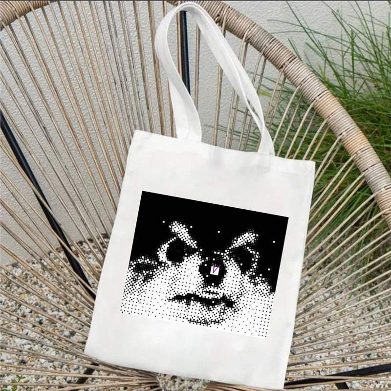 Bulletproof adolescente patrón bolsa jintaiheng álbum solo cachorro foto del cartel bolso de la cremallera Retro