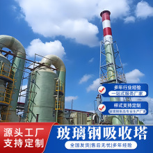 玻璃钢吸收塔酸雾废气处理设备工业腐蚀性烟气吸收塔耐腐蚀净化器
