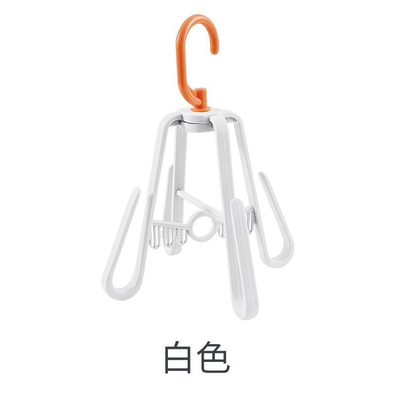 阳台晾鞋架子可折叠塑料家用室外防风四钩收纳整理晾晒鞋子神器|undefined