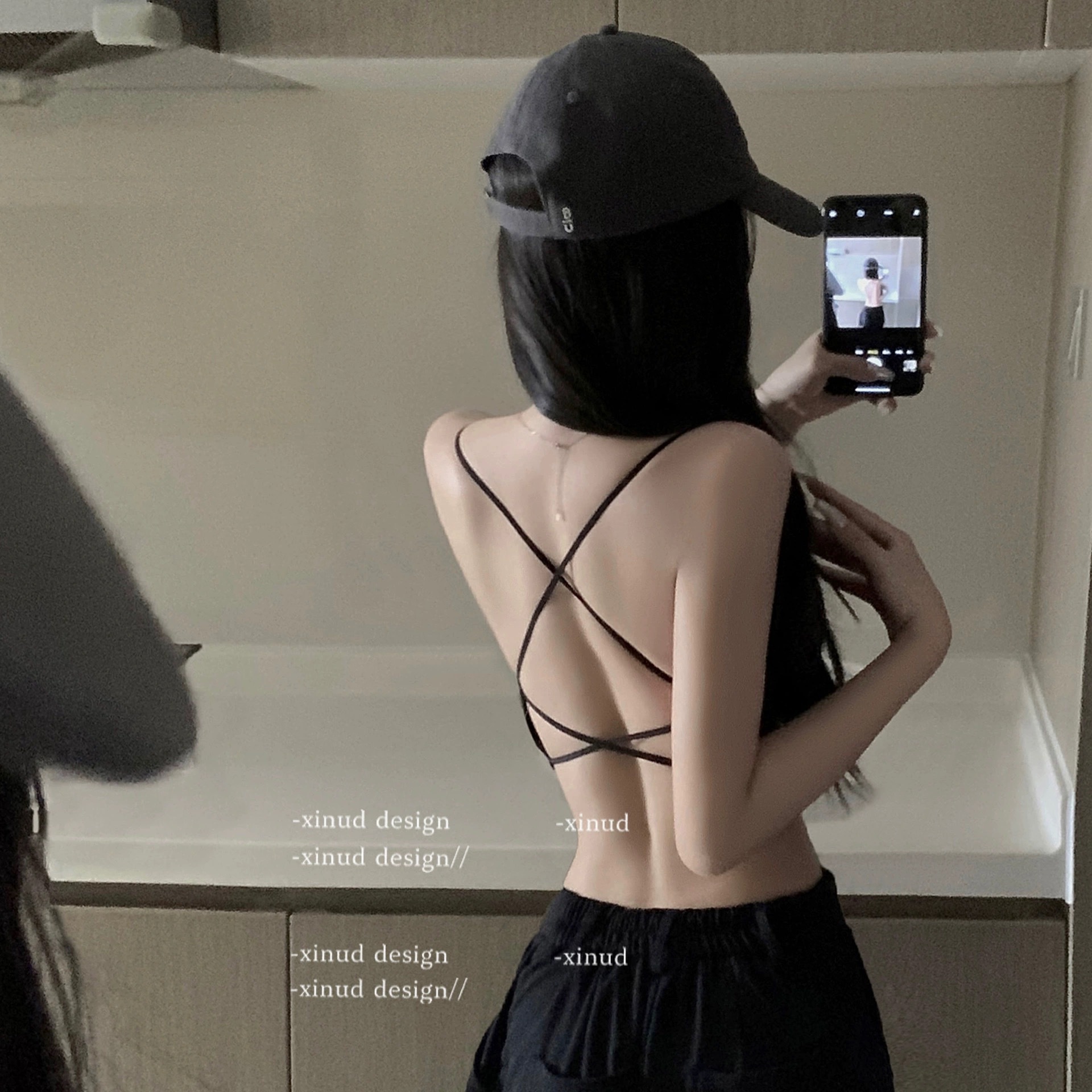 아름다운 백 브라 고정 컵 백리스 속옷 베어 학생 이너 스트랩 걸스 원피스 스트랩리스 가슴 포장 수집
