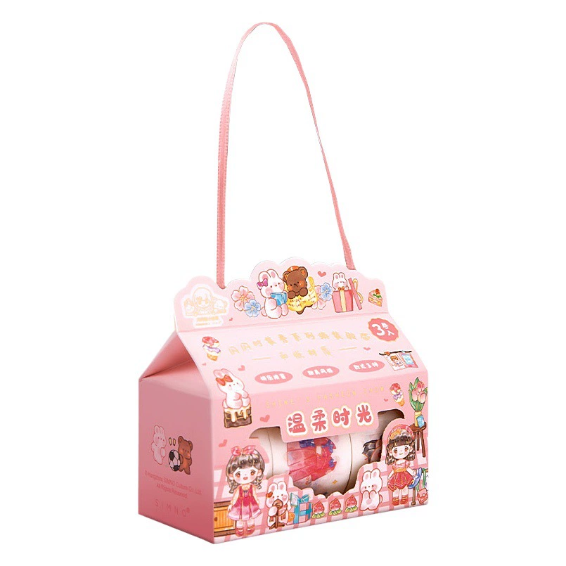 Core Mo Shining Fashion Show Series Дресс-ап Лента Милый мультипликационный персонаж Ручной счет Материал Коллаж Ландшафтный дизайн Наклейки