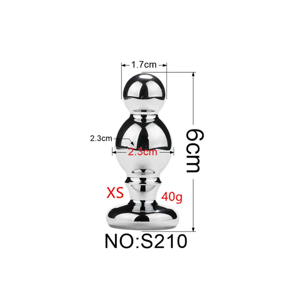 Detachable Anal Plug Heads, Silicone & Metal Options, Multiple Shapes and Sizes