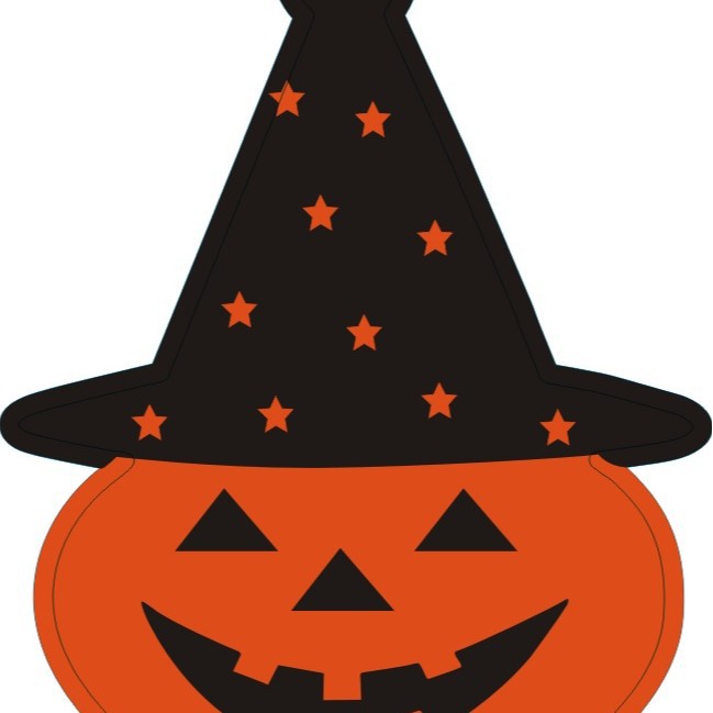 15年新款6枚万圣节南瓜蛋糕饼干袋盒子封口贴装饰贴纸