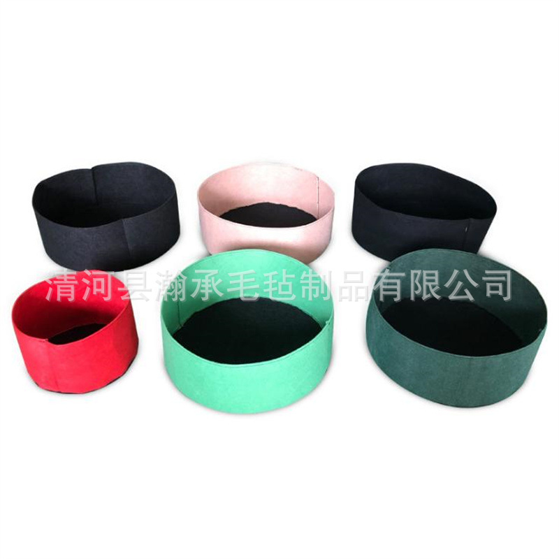 毛毡种植桶袋黑色无纺布营养钵蔬菜植物生长袋植袋阳台种菜育苗盆