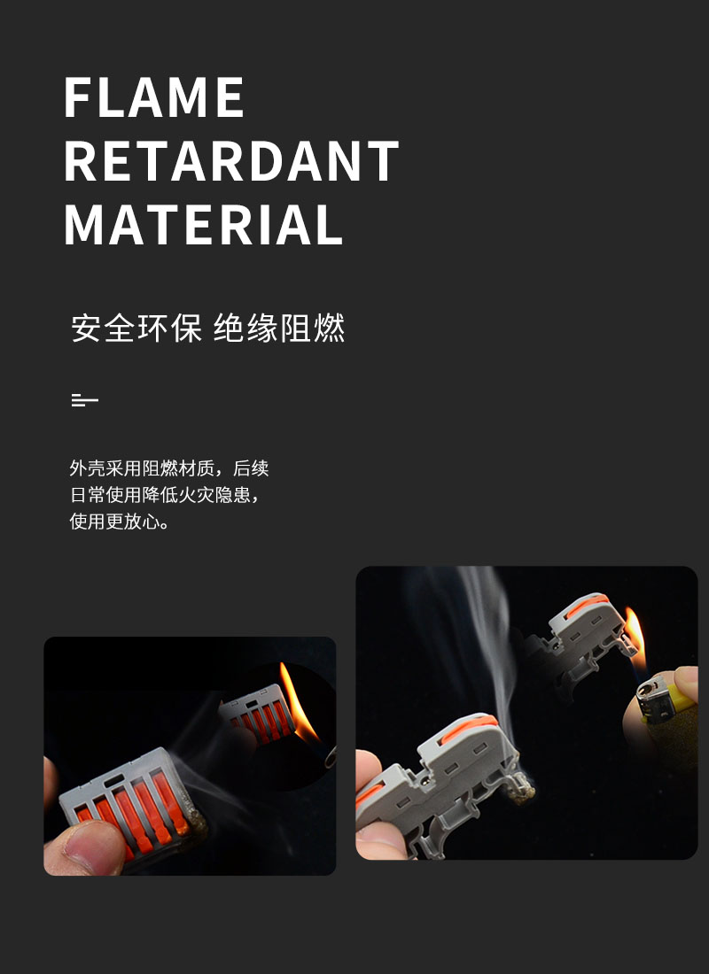 Conector de cable de acoplamiento de terminal rápido de dos en dos y dos de salida Conector de conexión de tres en tres de salida SPL-2