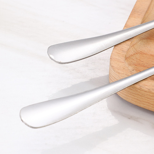 1010 ice spoon dessert spoon plus long handle ice cream stirring spoon gift style stainless steel coffee spoon