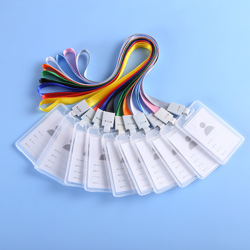 Work Id Brand, Id Card Holder, Name Tag, Student School Badge, Kindergarten Bus Meal Card, Access Control, Transparent Tag Lanyard Work Id Brand, Id Card Holder, Name Tag, Student School Badge, Kindergarten Bus Meal Card, Access Control, Transparent Tag Lanyard