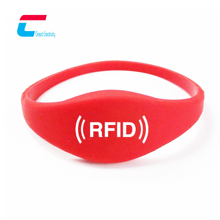 Rfid Wristband Factory Customized Rf Chip Rubber Bracelet Access Control Card Sensor Ic Bracelet Rfid Silicone