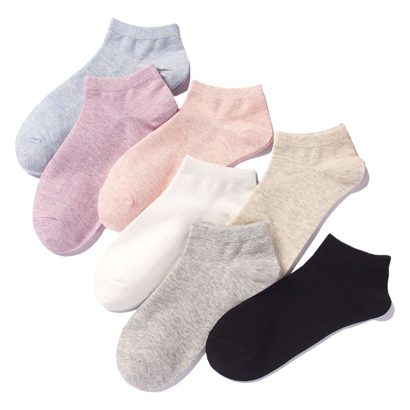 綿の靴下の夏の新型の綿のキャンディー色のソックスの子供の抗菌の純色の女性の船の靴下の夏の女性の靴下の卸売り