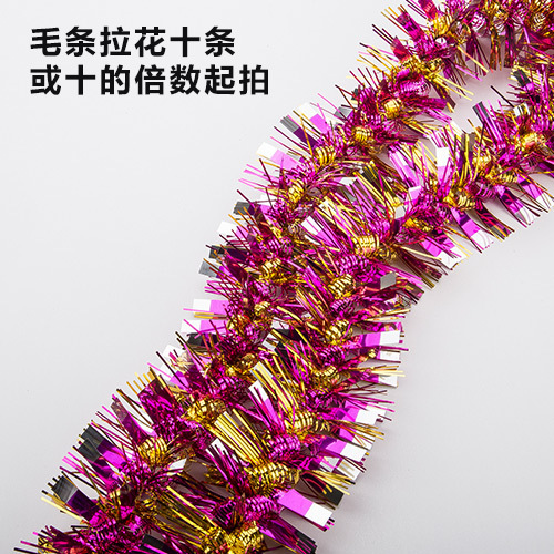 큰 잎 더블 드래곤 로즈 레드 혼합 골드