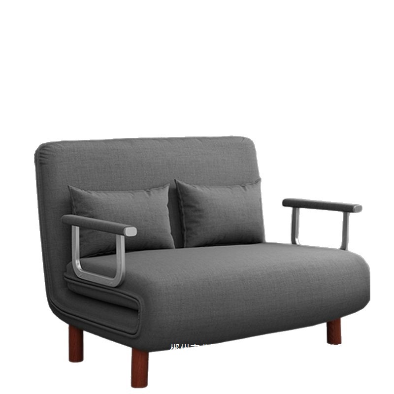 Fábrica directa plegable cama individual alquiler oficina sala de estar pequeña casa simple sofá de doble propósito se puede desmontar y lavar perezoso
