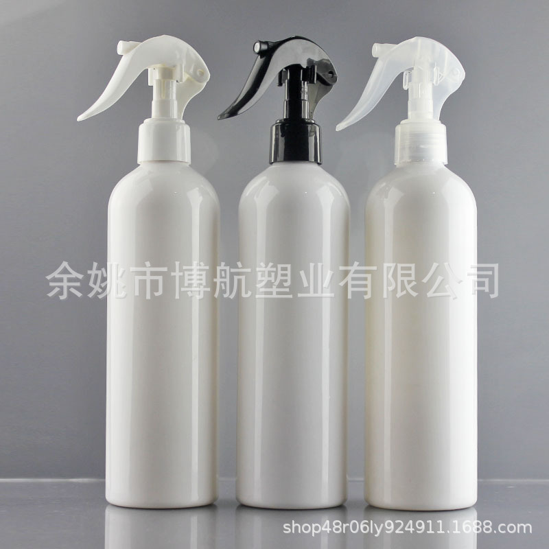 400ml圆白喷雾瓶消毒液家用便携细雾雾状分装瓶园艺浇花喷瓶