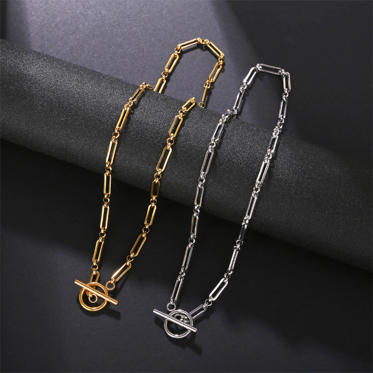 1 Piece 1 Set 304 Stainless Steel Bracelets Necklace display picture 7