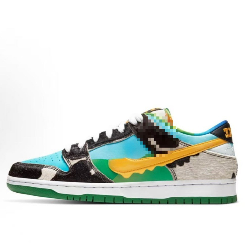 Pure original DUNK zapatos de skate de altura baja, parte superior de cuero suave multifuncional, amortiguación ligera, zapatos de baloncesto retro de moda