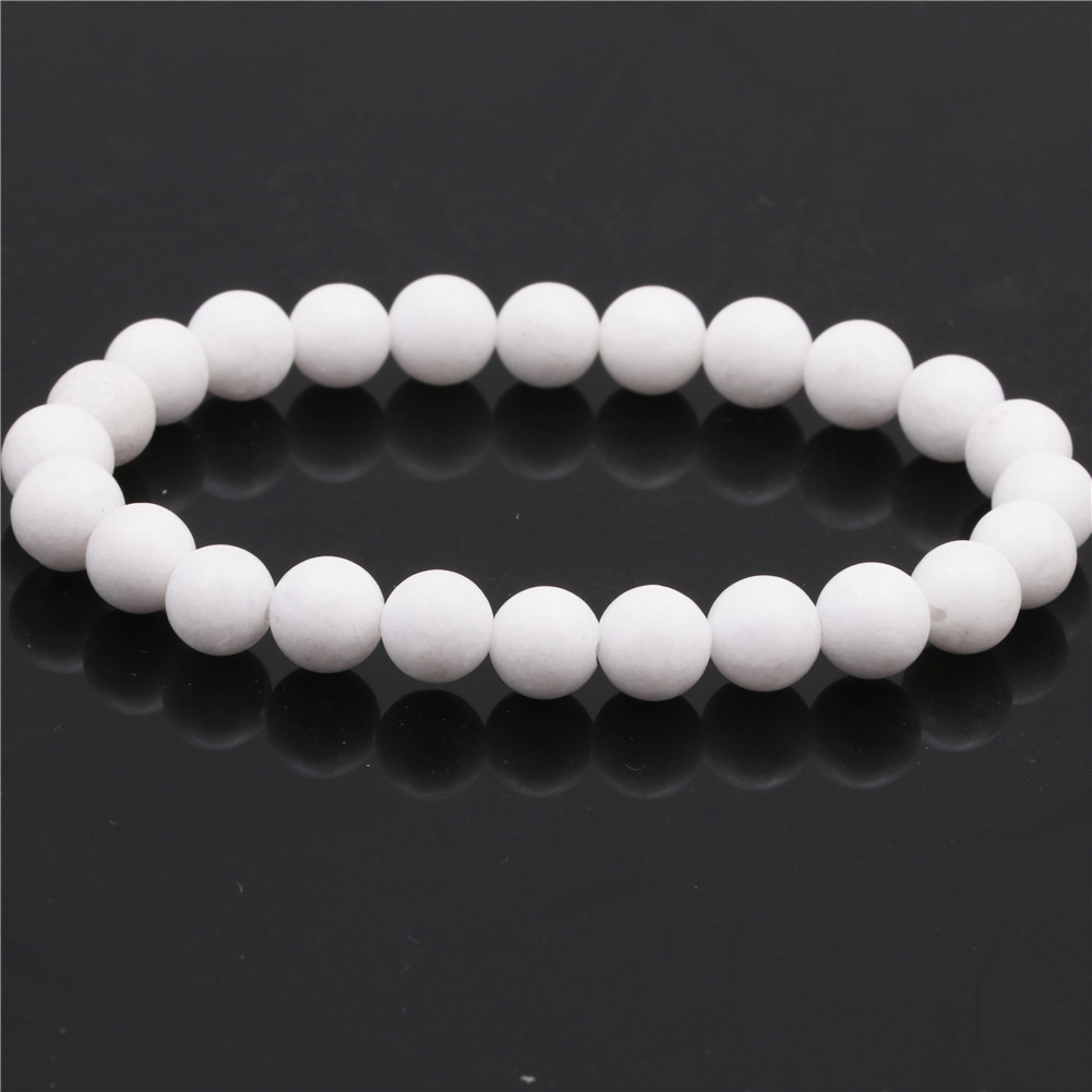 Joyas europeas y estadounidenses transfronterizas ojo de tigre ágata pulsera de cuentas de 8mm esferas de moda pulsera de anillo simple al por mayor