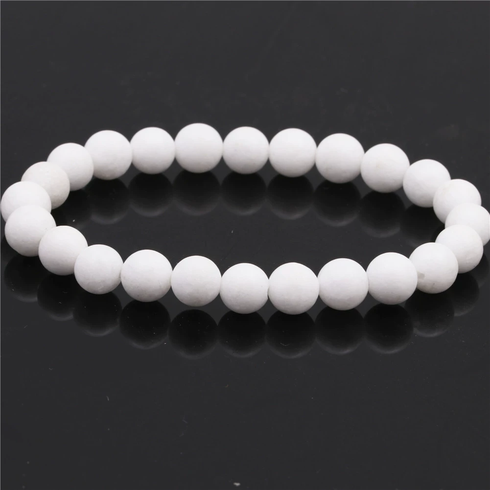 Agate бусирован bracelet? - need translation: Агатовая бусы браслет, 8 мм круглые бусины, европейский стиль, легковесный оптовый аксессуар