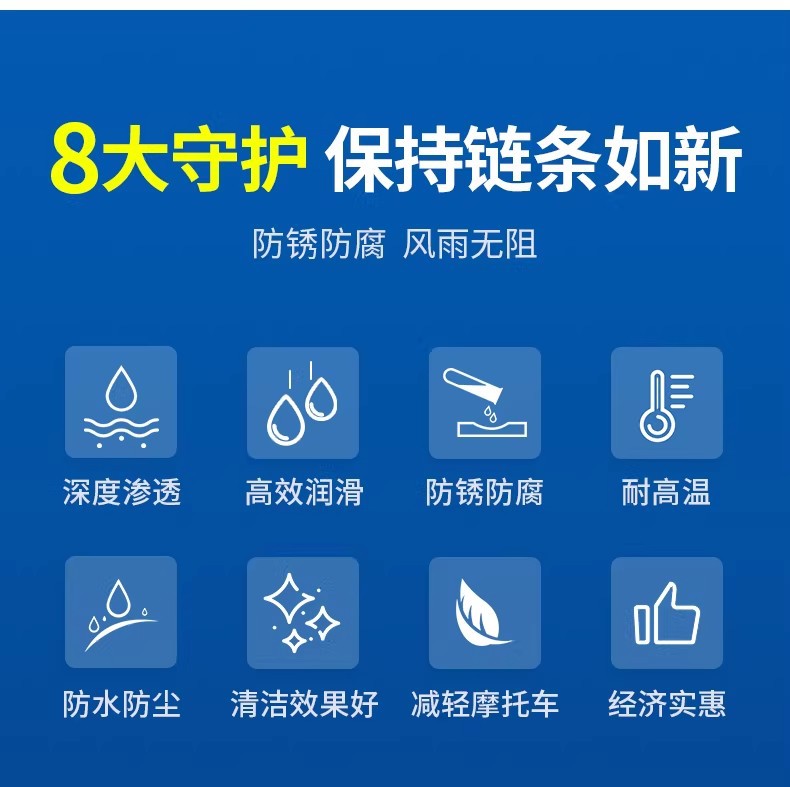 450ml Motorcycle Chain Special Lubricant for Cleaning, Deep Rust Prevention, and Maintenance, Wholesale Chain Lubricant