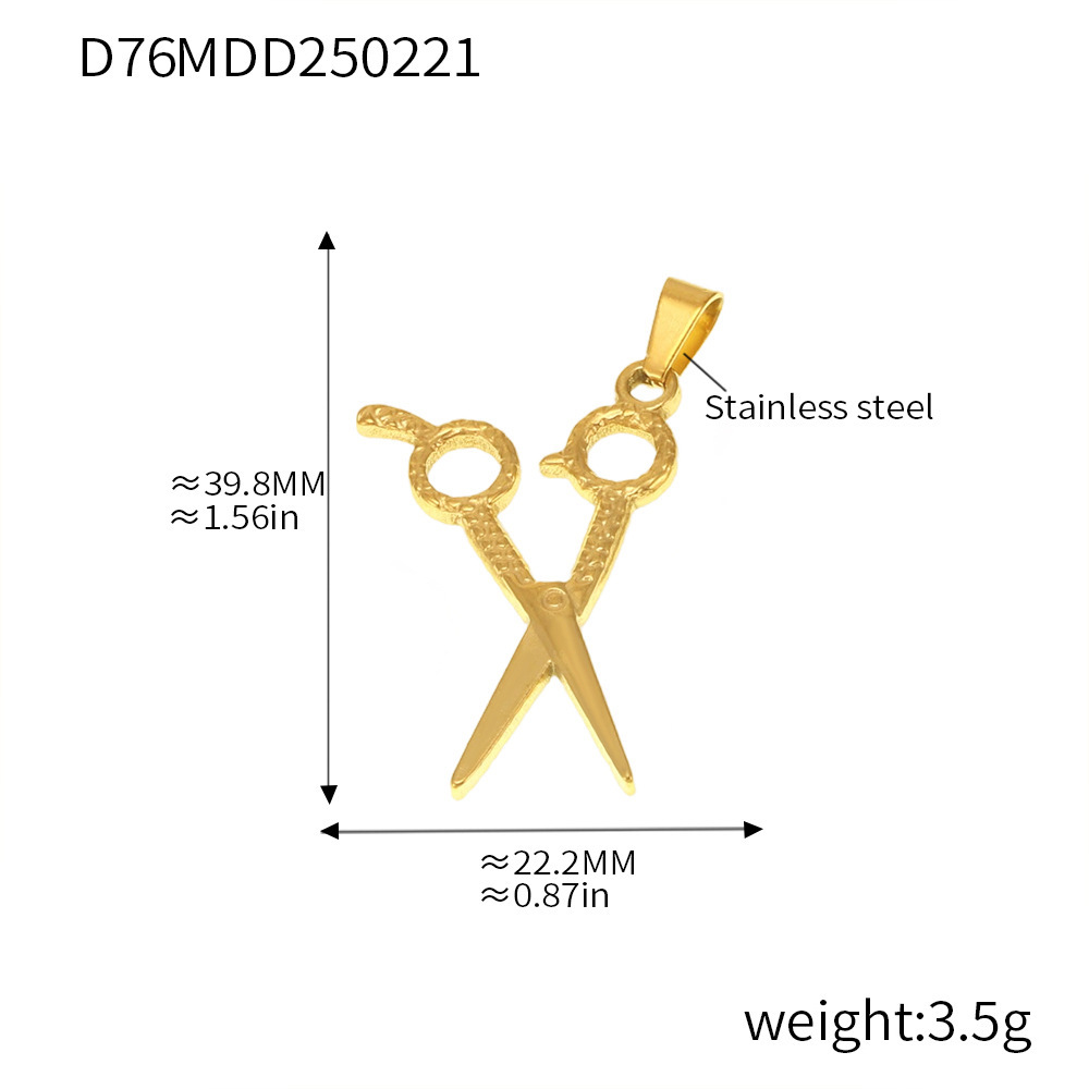 Europa y América de moda DIY accesorios colgante colección red de acero inoxidable 18K joyas collares de oro real al por mayor